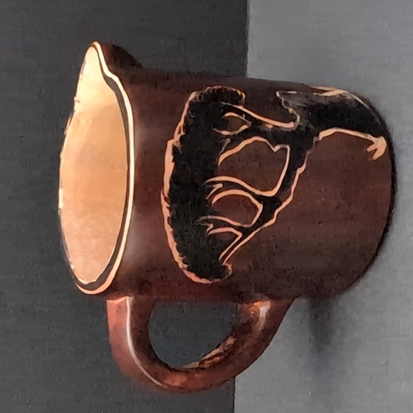 Kuku Hut,Hand carved Brown Stone Sugar And Creamer Set with Tray. - Picture 3 of 16